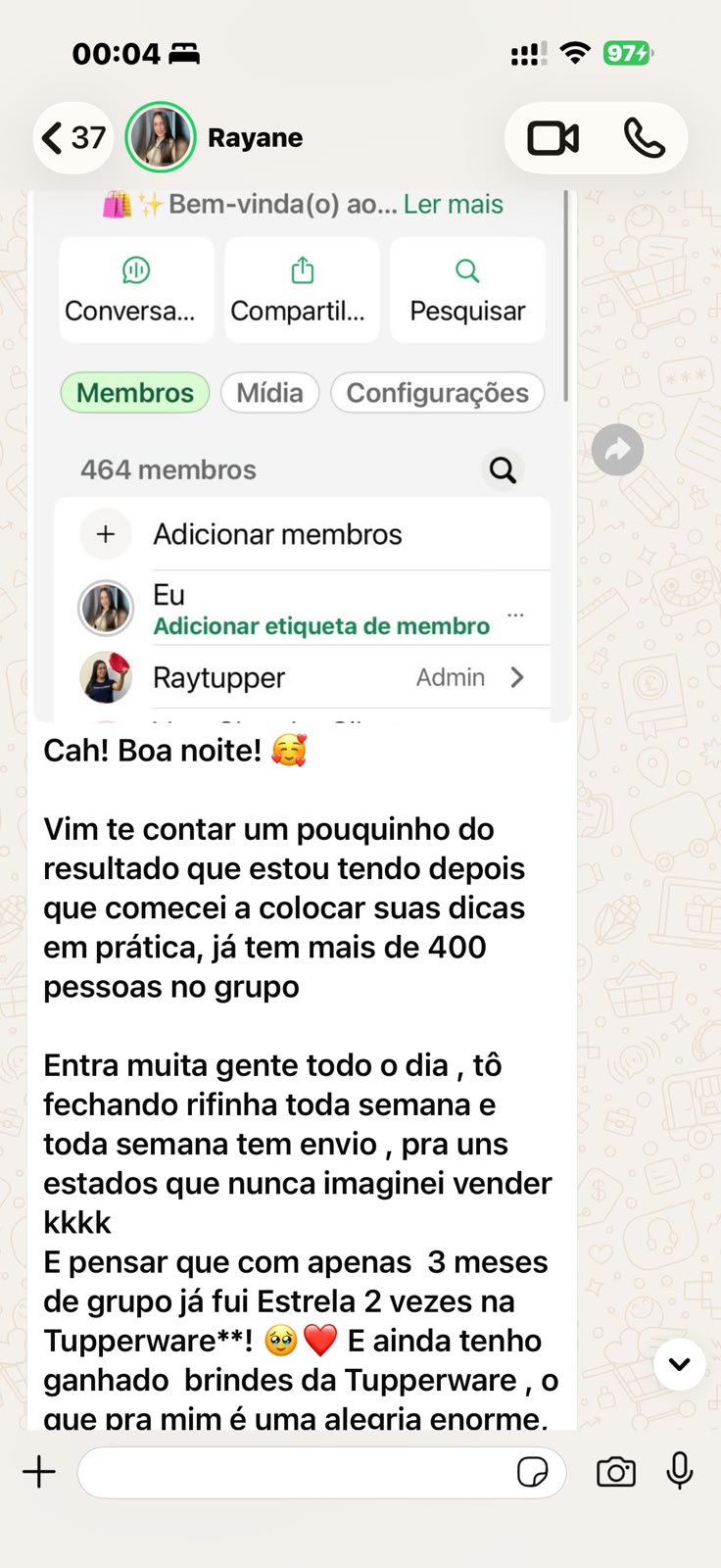 depoimento ray